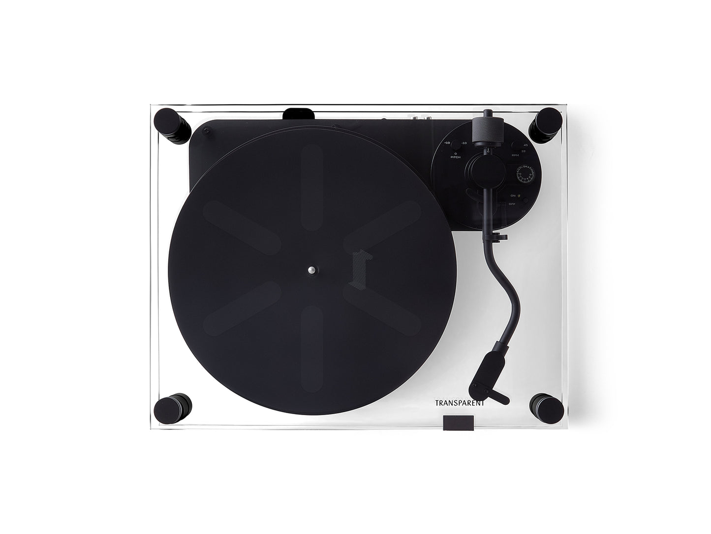 Transparent Turntable by Transparent - Black