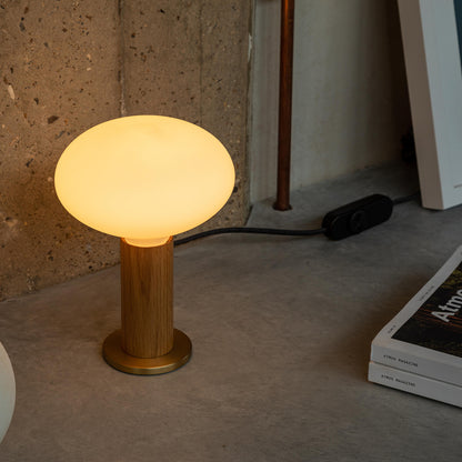 Oak Knuckle Table Lamp