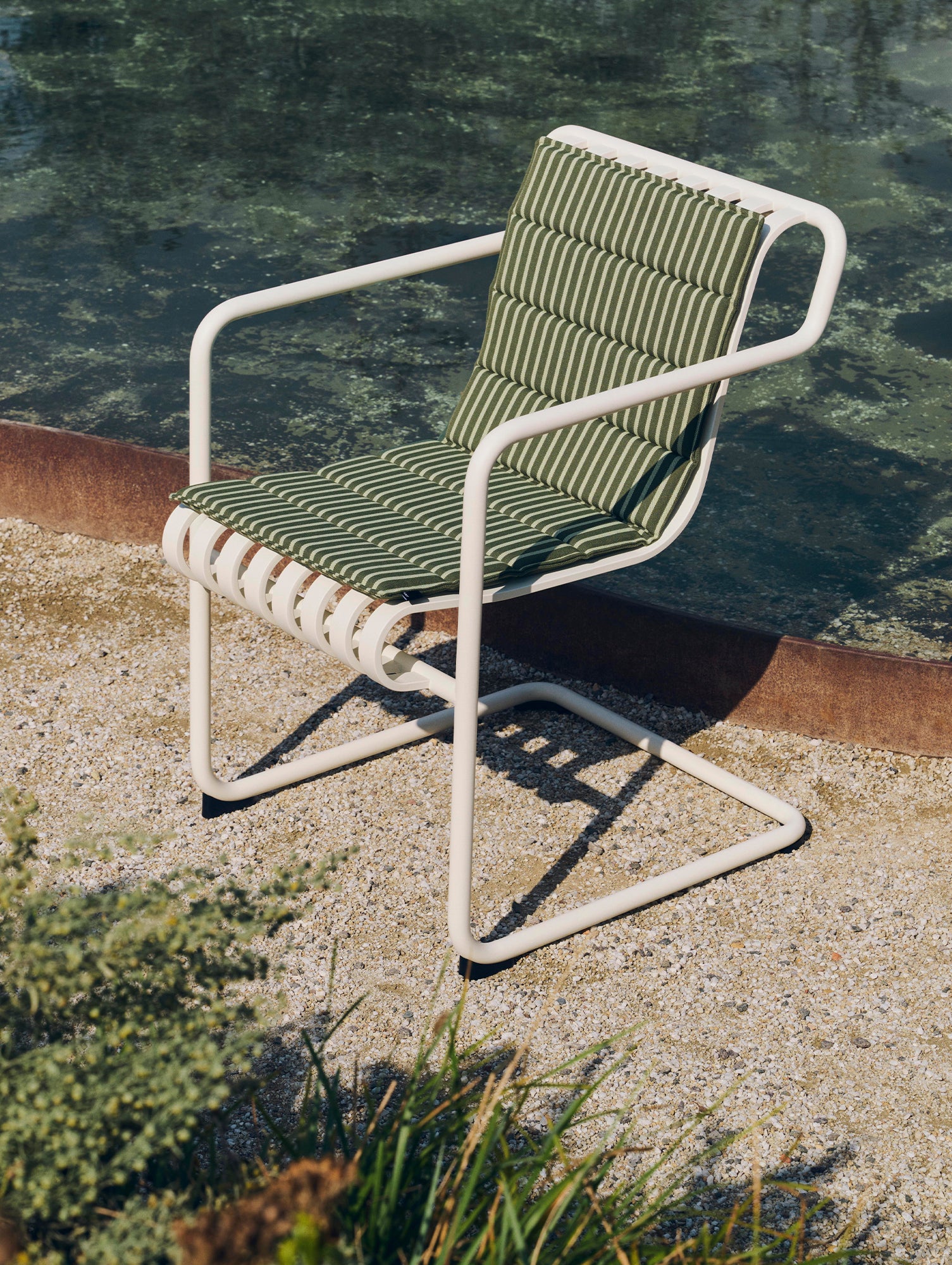 Terrazza Folding Seat Cushion by HAY - Olive