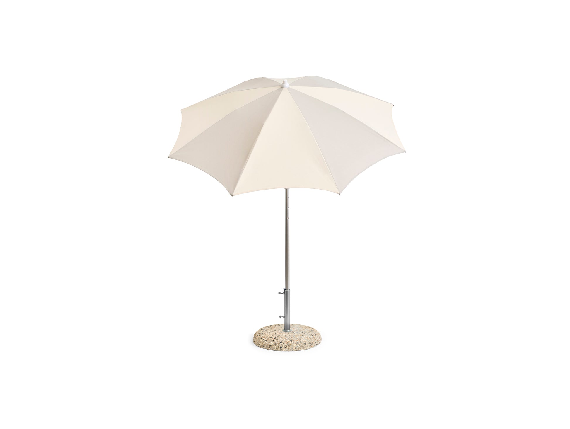 Terrazza Parasol by HAY - Octagon / Off White and Grey