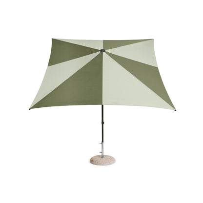 Terrazza Parasol by HAY - Square / Green and Dark Green