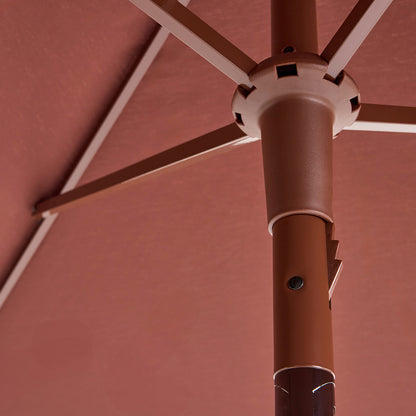 Terrazza Parasol by HAY - Square / Off White and Burgundy