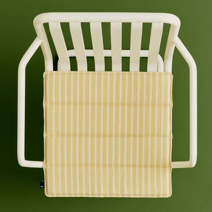 Terrazza Seat Cushion by HAY - Yellow Stripe
