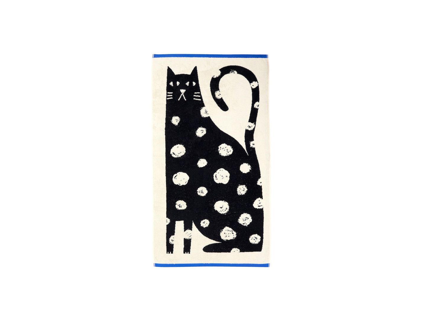 Lazy Cat Bath Towel by Donna Wilson