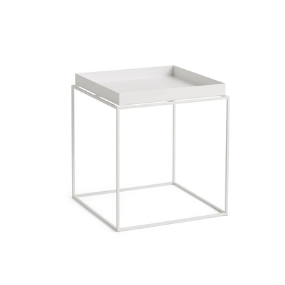 Medium White Tray Table by HAY