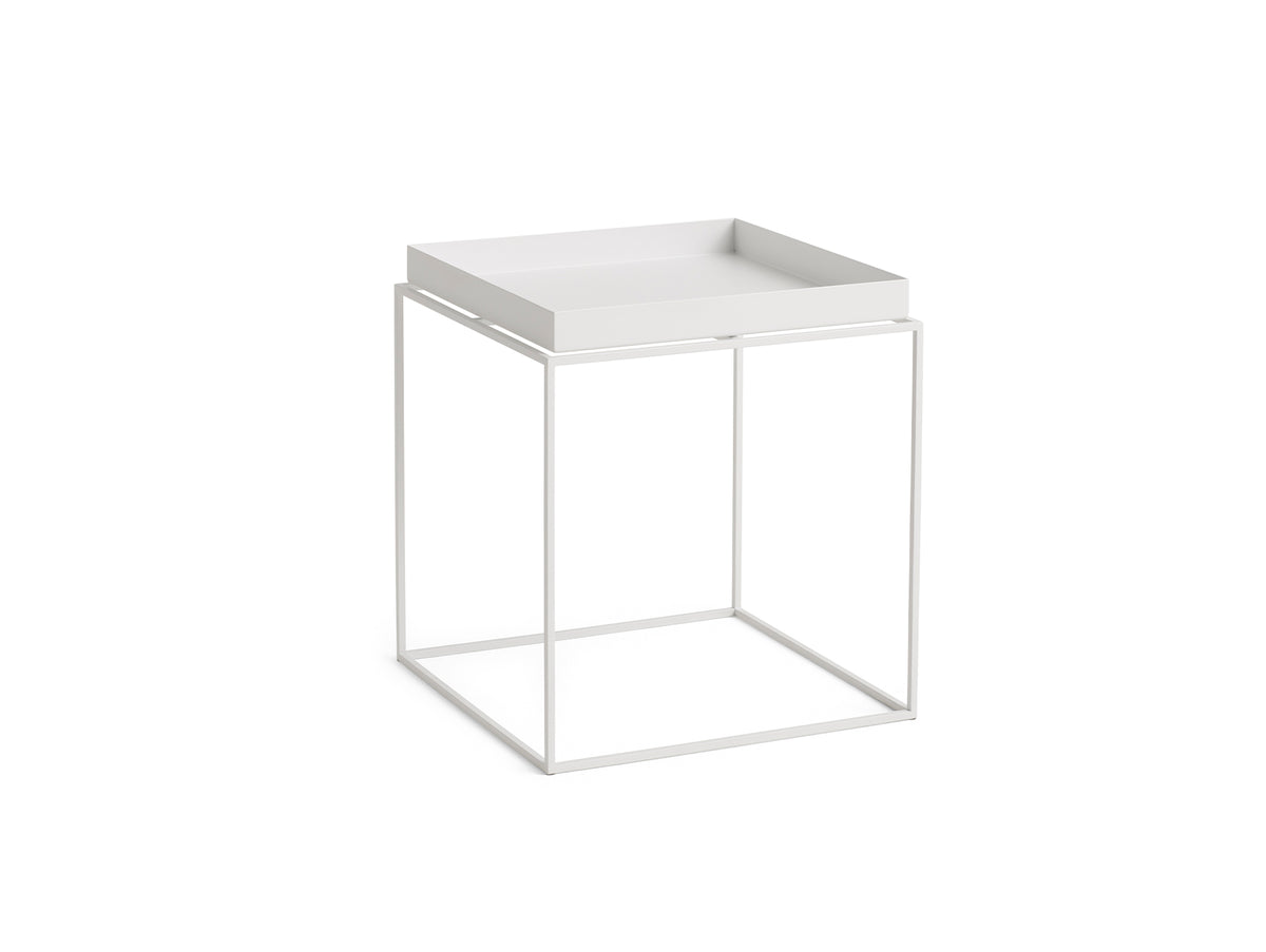 Medium White Tray Table by HAY