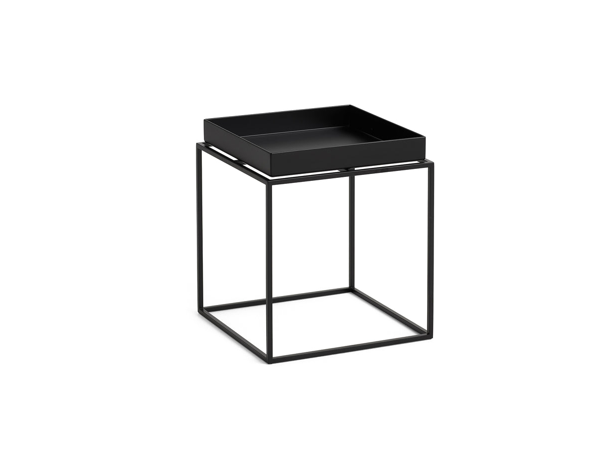 Small Black Tray Table by HAY