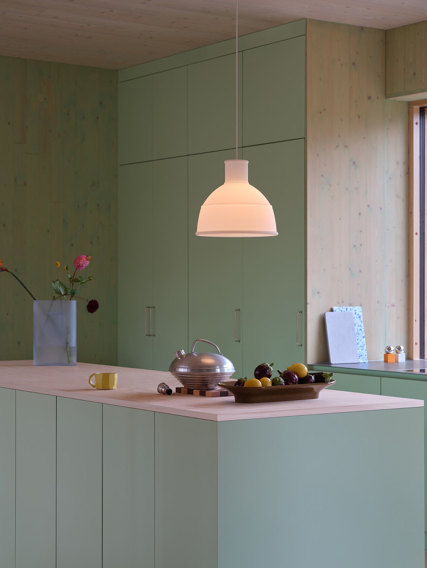 Unfold Pendant by Muuto - Translucent White