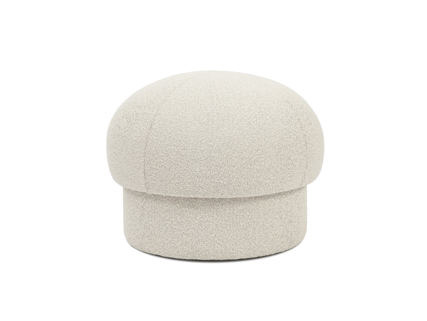 Uno Pouf by Design House Stockholm - D 65cm / Cream