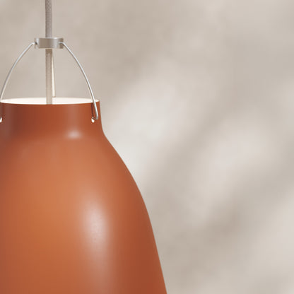 Caravaggio Pendant Light by Fritz Hansen - Matt Rusty Red Aluminium