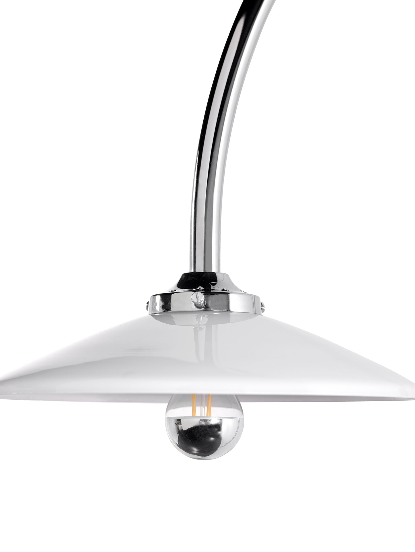 Hanging Lamp No.2 by Valerie Objects - Chromed Steel