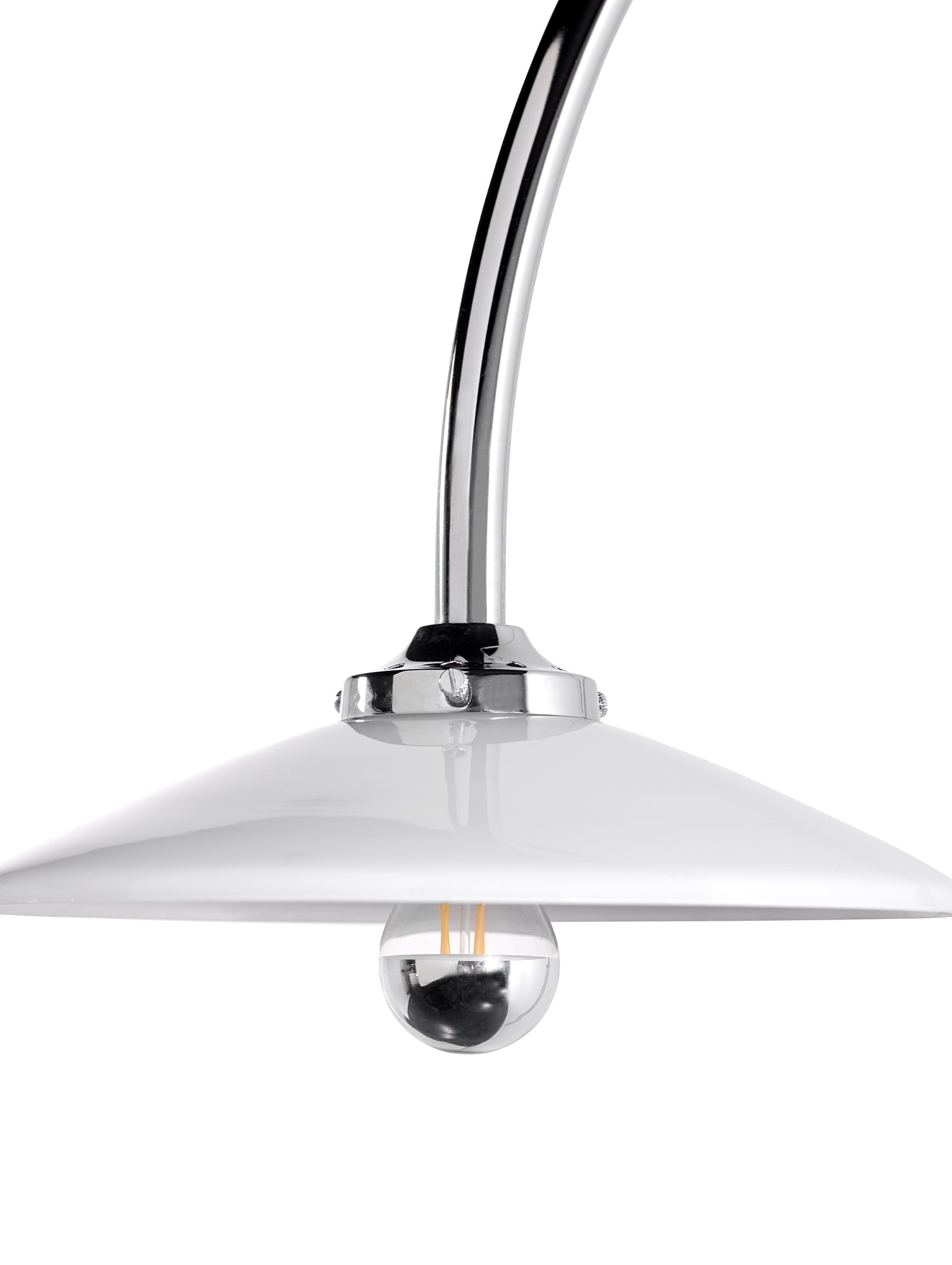 Hanging Lamp No.2 by Valerie Objects - Chromed Steel