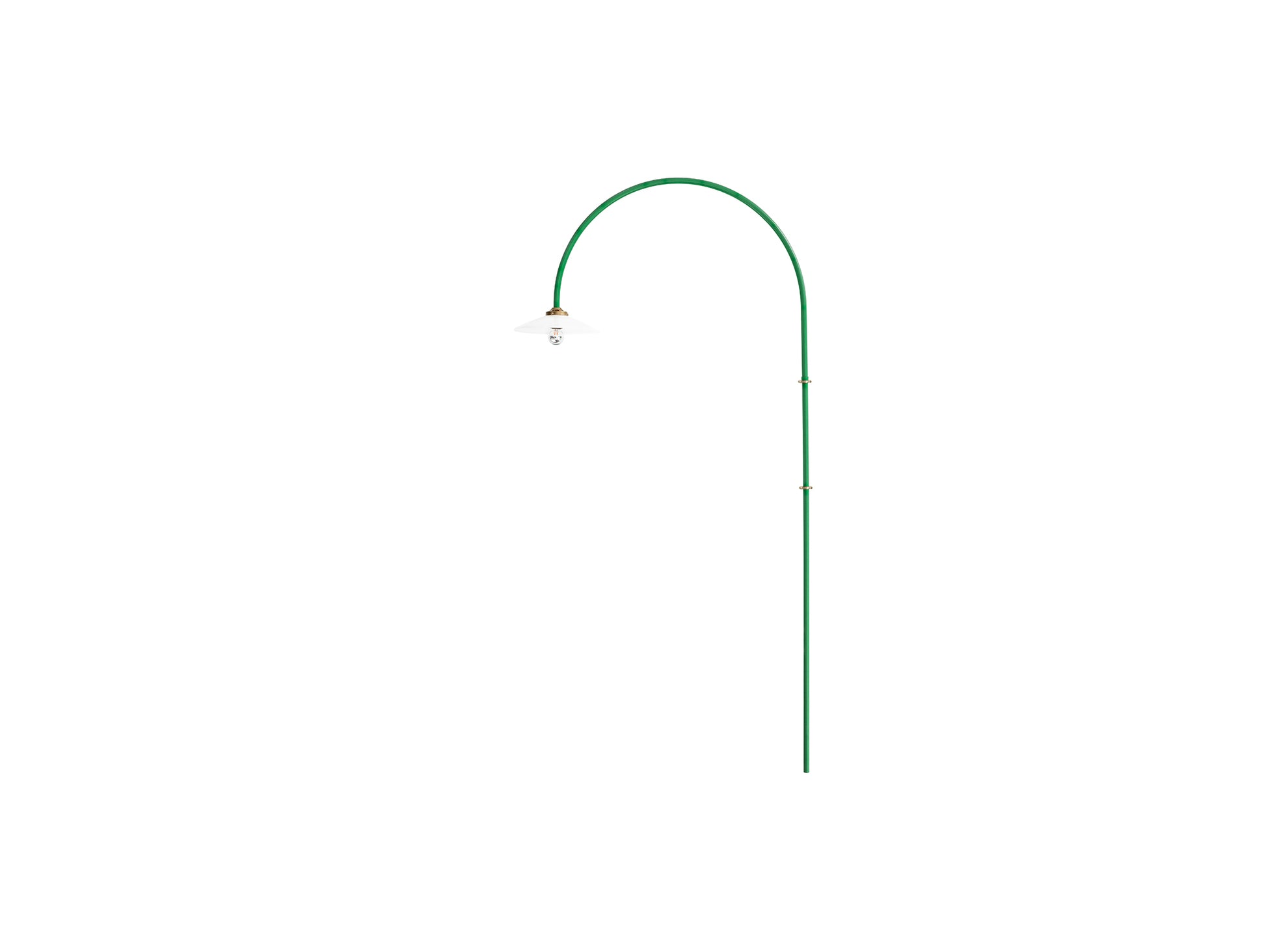 Hanging Lamp No.2 by Valerie Objects - Green Steel