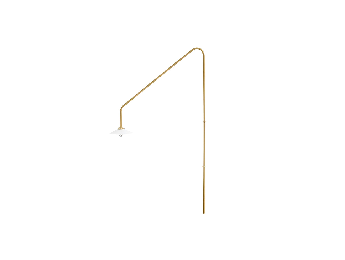 Hanging Lamp No.4 by Valerie Objects - Untreated Brass
