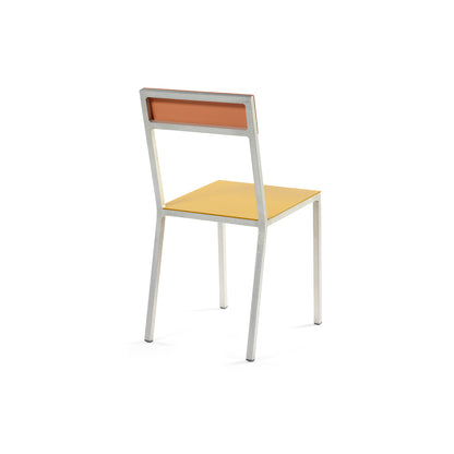 Alu Chair by Valerie Objects - Yellow Seat / Pink Back