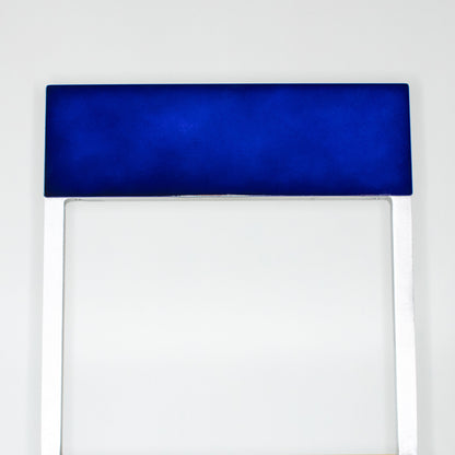 Alu Chair by Valerie Objects - Yellow Seat / Candy Blue Back
