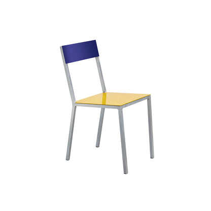 Alu Chair by Valerie Objects - Yellow Seat / Candy Blue Back