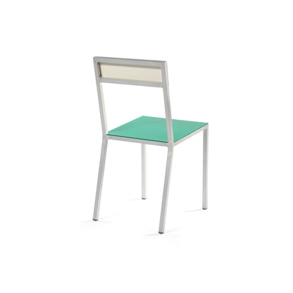 Alu Chair by Valerie Objects - Green Seat / White Back