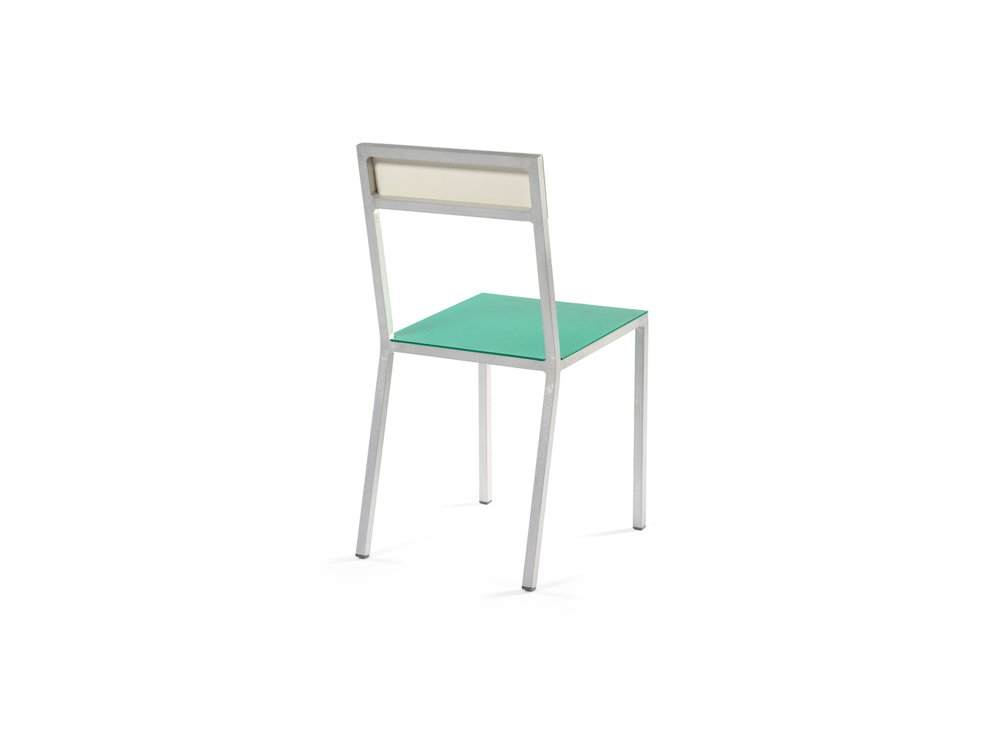 Alu Chair by Valerie Objects - Green Seat / White Back