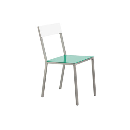 Alu Chair by Valerie Objects - Green Seat / White Back