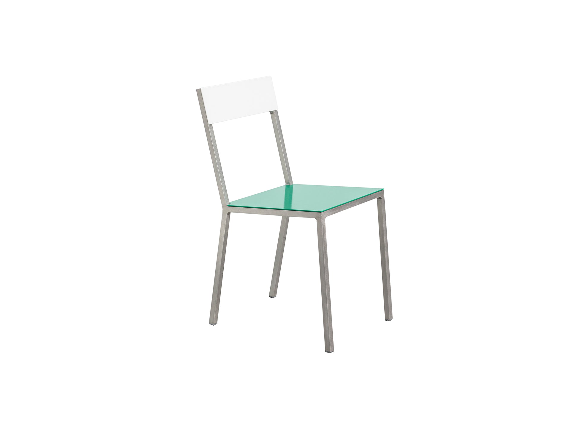 Alu Chair by Valerie Objects - Green Seat / White Back