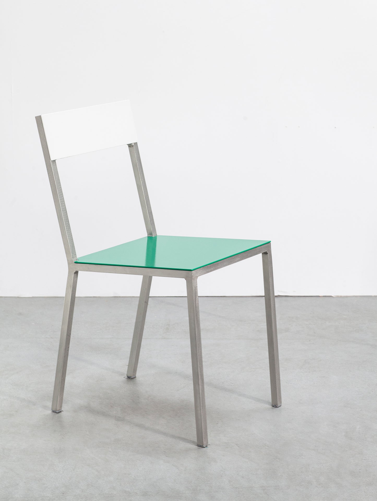 Alu Chair by Valerie Objects - Green Seat / White Back