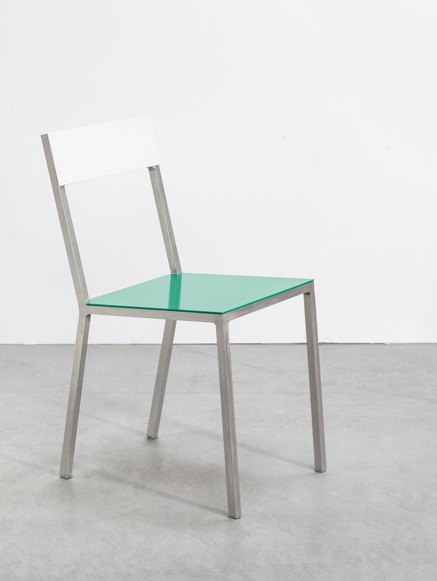 Alu Chair by Valerie Objects - Green Seat / White Back