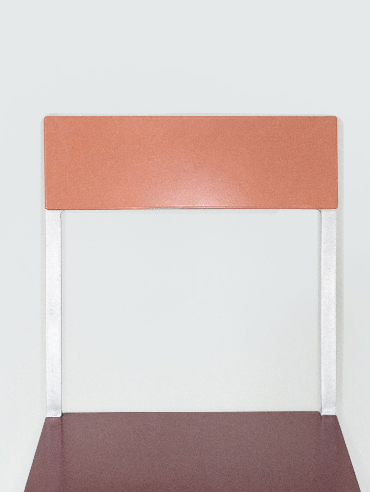 Alu Chair by Valerie Objects - Bordeaux Seat / Pink Back
