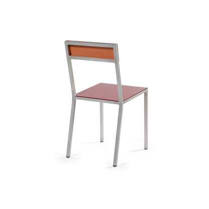 Alu Chair by Valerie Objects - Bordeaux Seat / Pink Back
