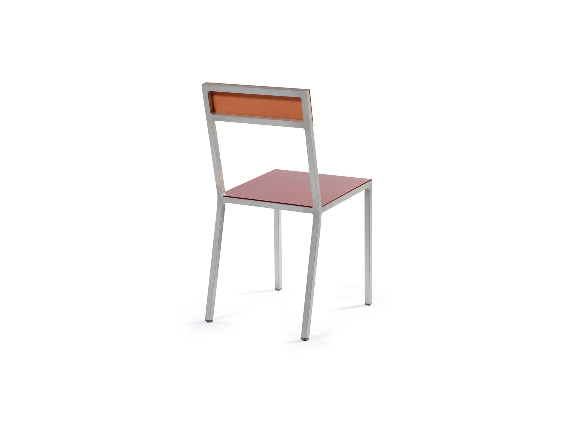 Alu Chair by Valerie Objects - Bordeaux Seat / Pink Back