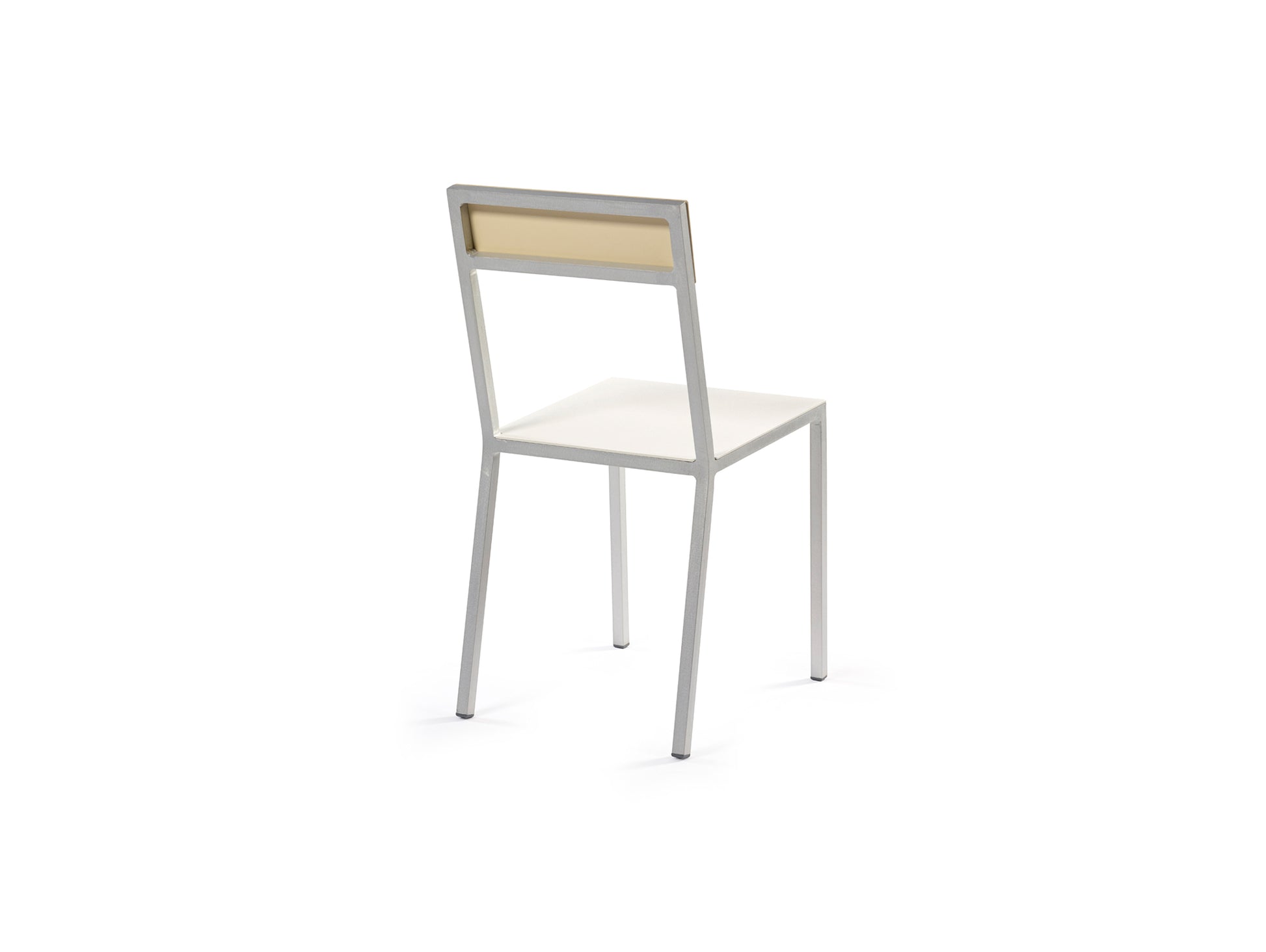 Alu Chair by Valerie Objects - White Seat / Ivory Back