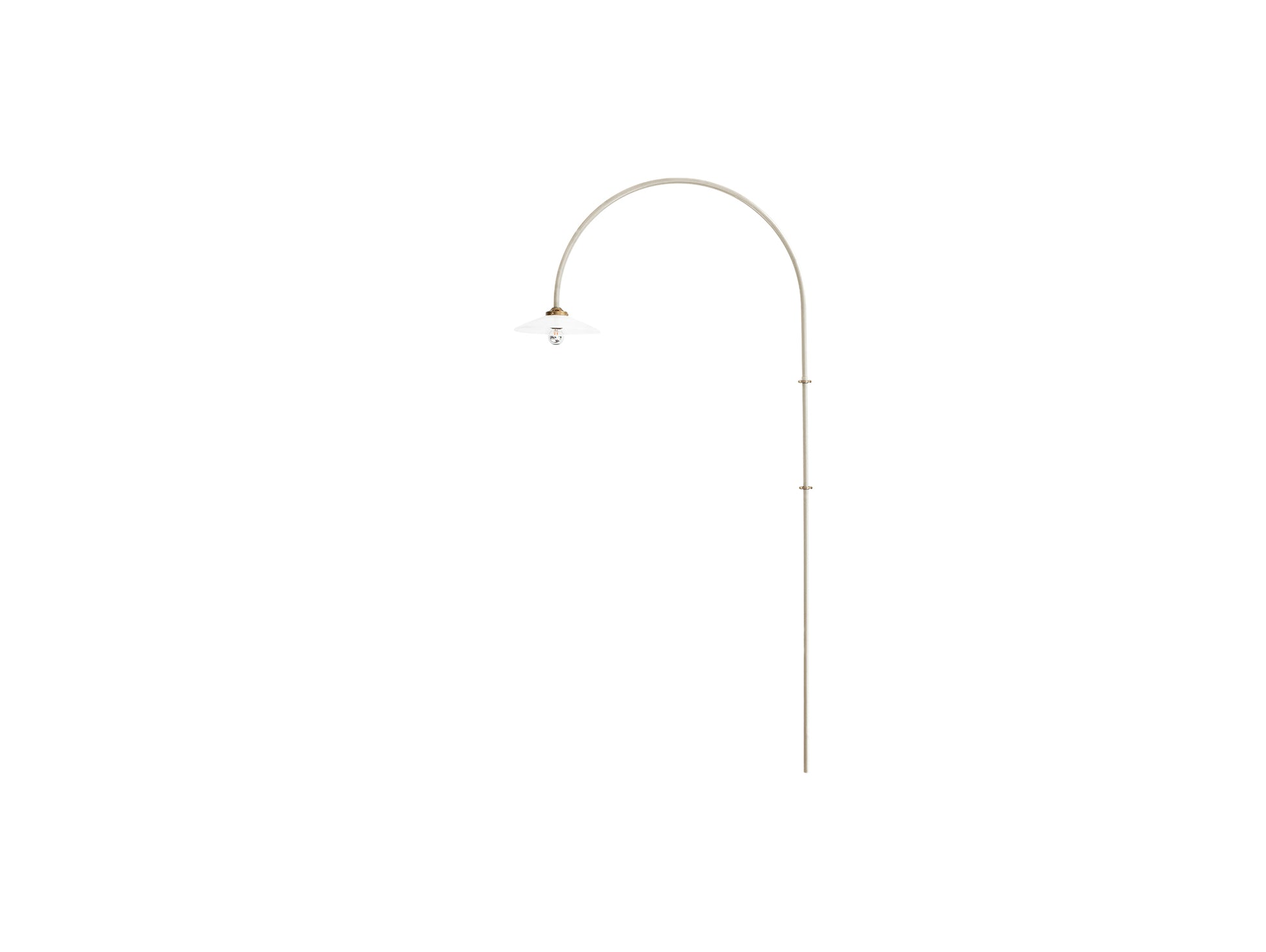 Hanging Lamp No.2 by Valerie Objects - Ivory Steel