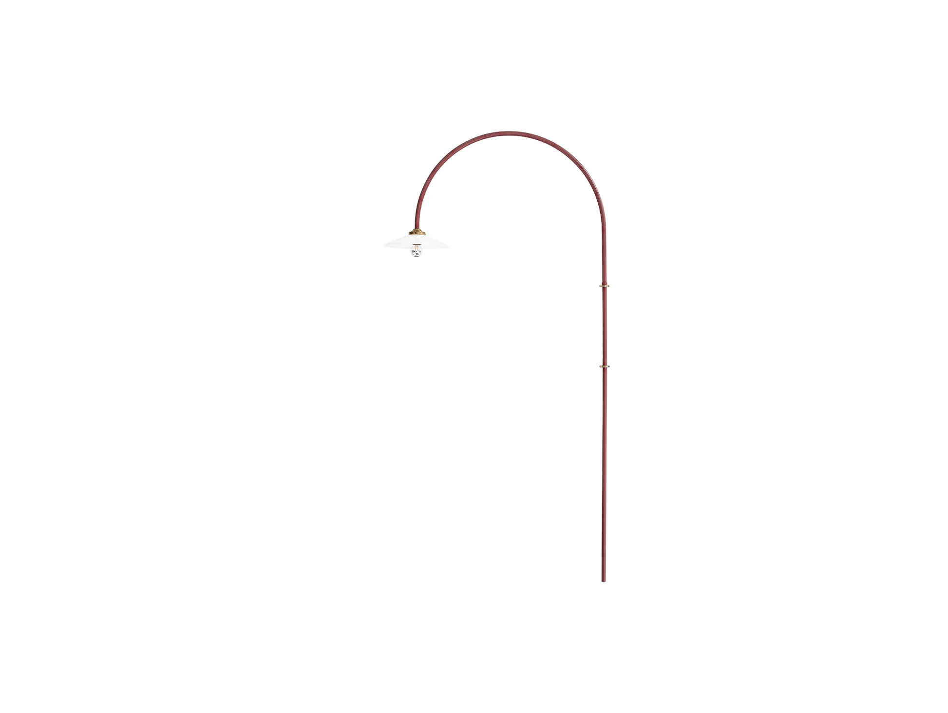 Hanging Lamp No.2 by Valerie Objects - Menie Red Steel