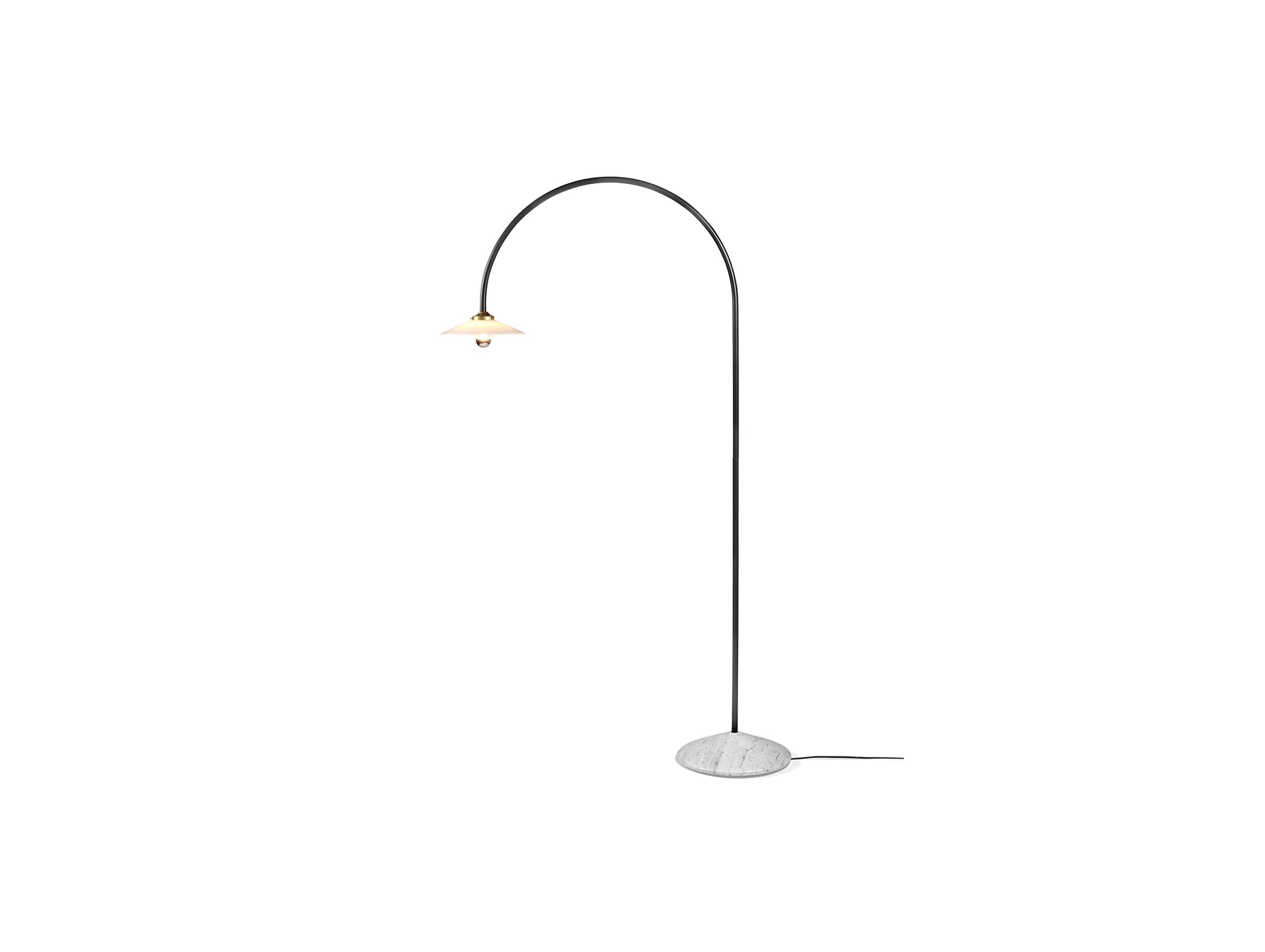 Standing Lamp Marble No.2 by Valerie Objects - Black