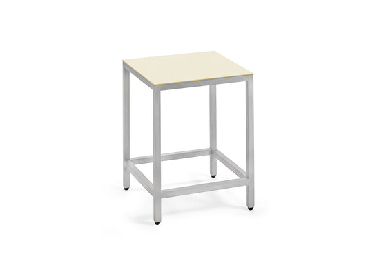 Alu Bar Stool by Valerie Objects - Small (Seat Height: 45 cm) / Ivory