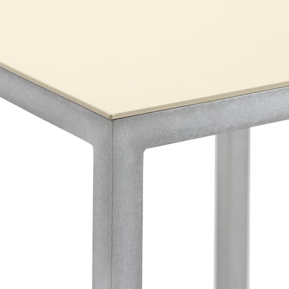 Alu Bar Stool by Valerie Objects - Ivory Seat
