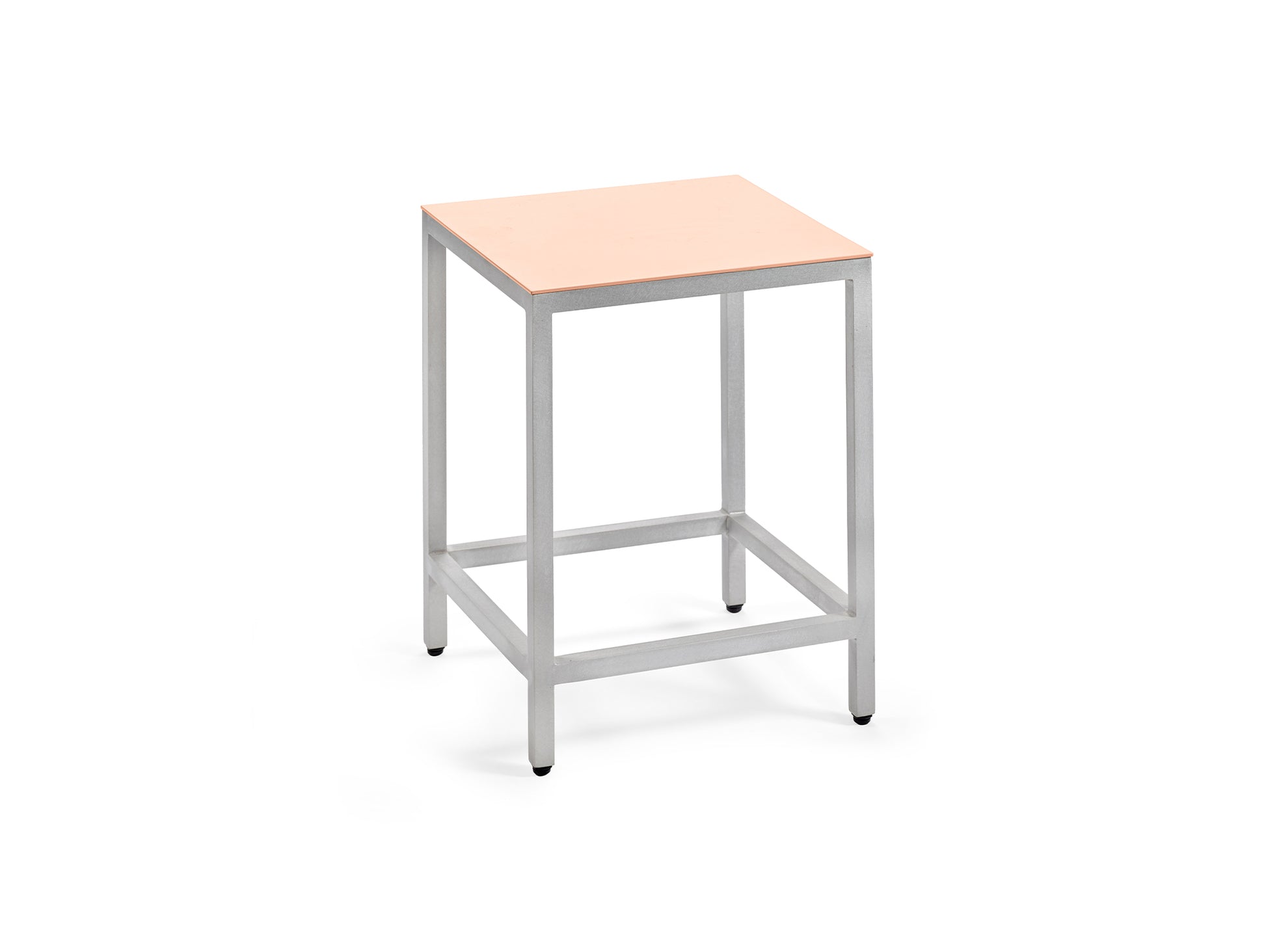 Alu Bar Stool by Valerie Objects - Small (Seat Height: 45 cm) / Pink