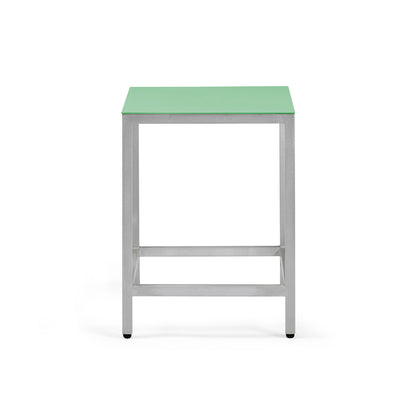 Alu Bar Stool by Valerie Objects - Small (Seat Height: 45 cm) / Green