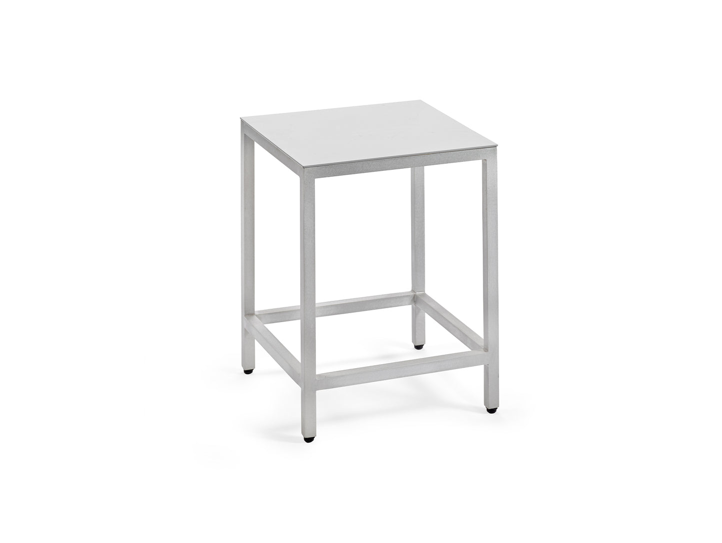 Alu Bar Stool by Valerie Objects - Small (Seat Height: 45 cm) / Aluminium