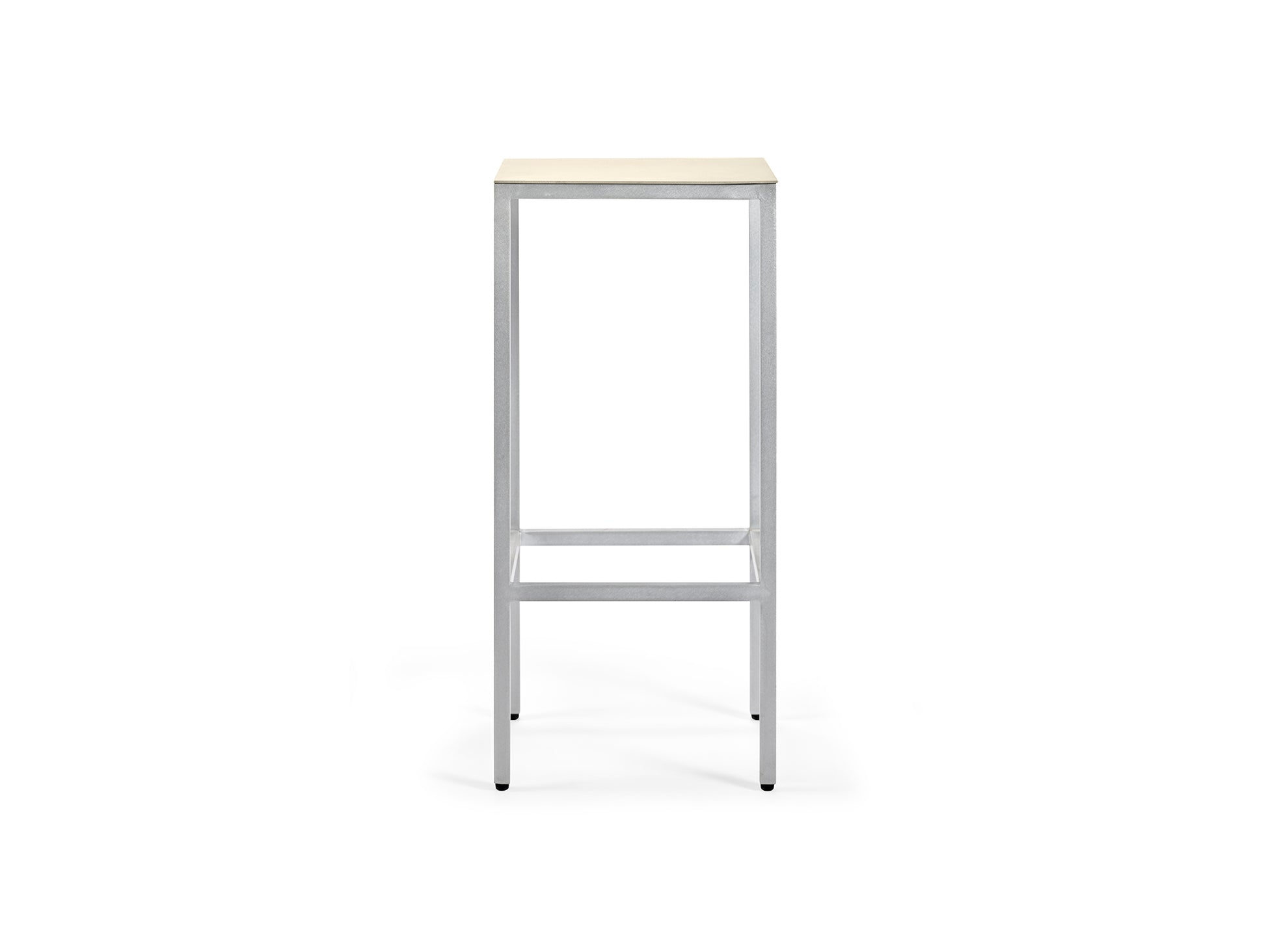 Alu Bar Stool by Valerie Objects - Large (Seat Height: 75 cm) / Ivory