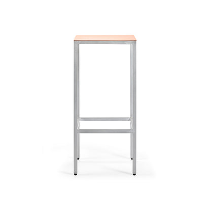 Alu Bar Stool by Valerie Objects - Large (Seat Height: 75 cm) / Pink