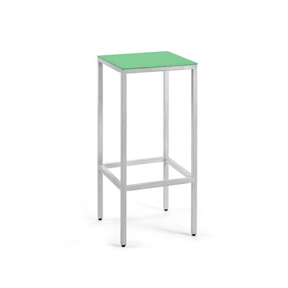 Alu Bar Stool by Valerie Objects - Large (Seat Height: 75 cm) / Green
