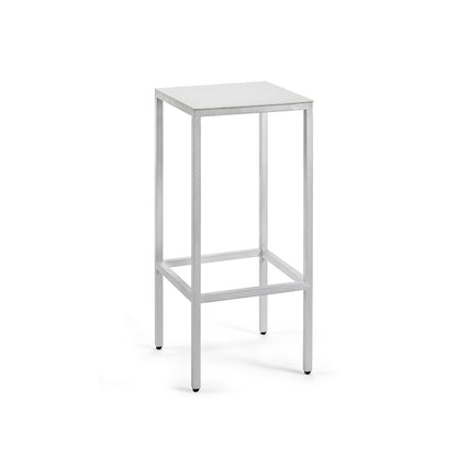 Alu Bar Stool by Valerie Objects - Large (Seat Height: 75 cm) / Aluminium