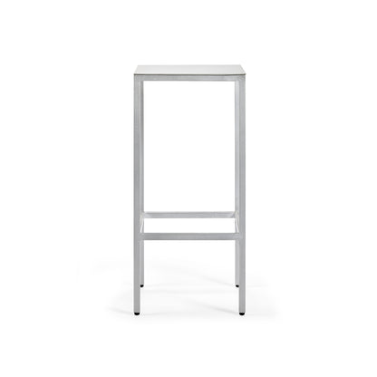 Alu Bar Stool by Valerie Objects - Large (Seat Height: 75 cm) / Aluminium