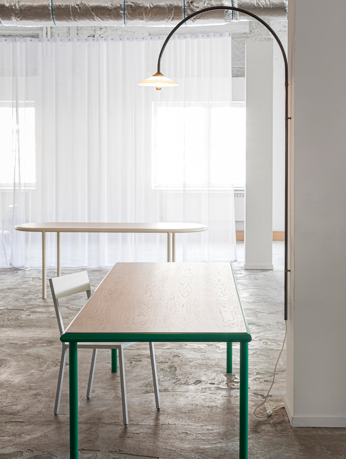 Hanging Lamp No.2 by Valerie Objects - Black Steel