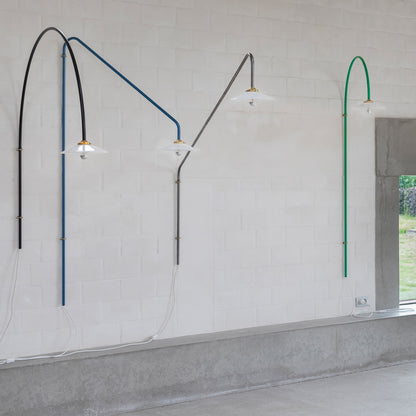 Hanging Lamp No.2 by Valerie Objects - Green Steel