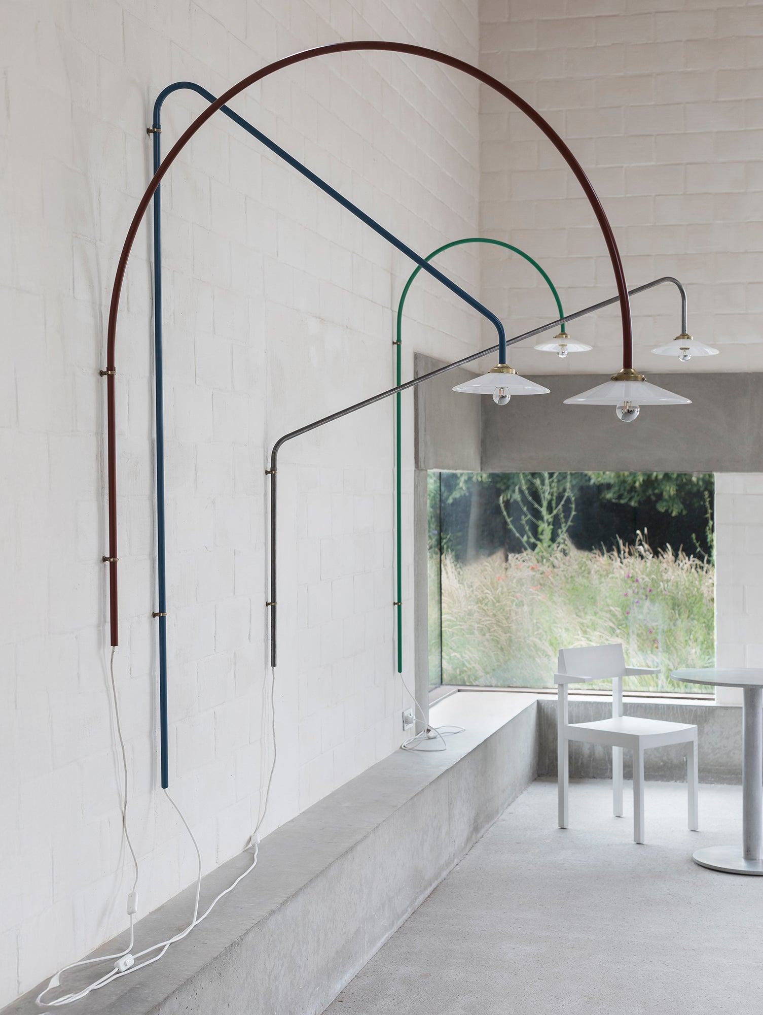 Hanging Lamp No.2 by Valerie Objects - Green Steel
