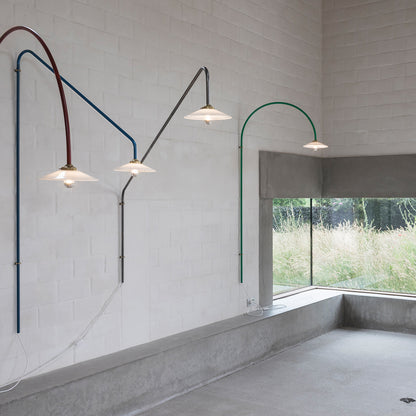 Hanging Lamp No.2 by Valerie Objects - Green Steel