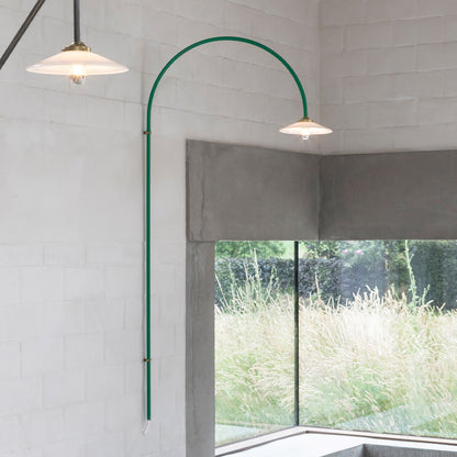 Hanging Lamp No.2 by Valerie Objects - Green Steel