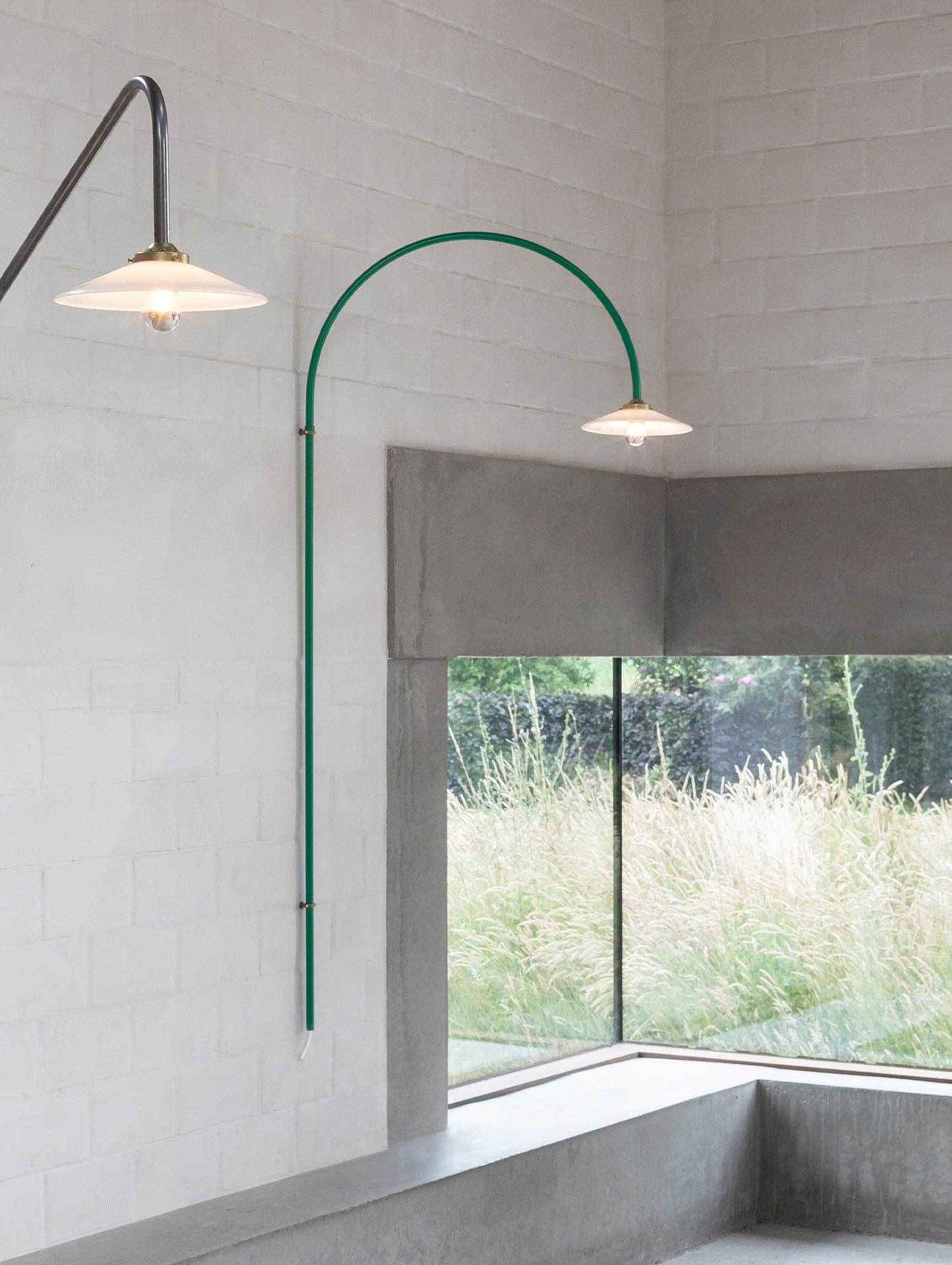 Hanging Lamp No.2 by Valerie Objects - Green Steel